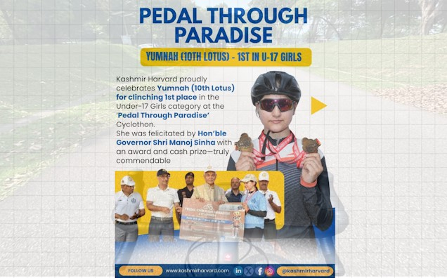 Yumna - Champion at Pedal though Paradise